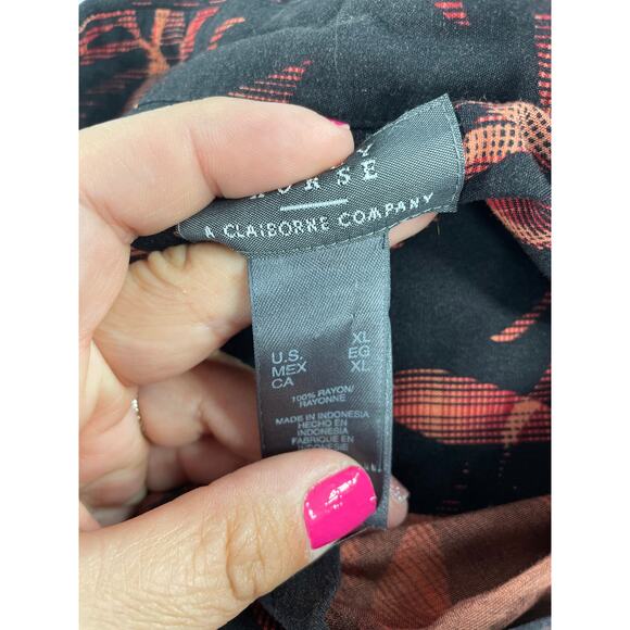 Vintage Crazy Horse By Liz Claiborne Men’s Button Up Dress Shirt XL - Picture 4 of 8